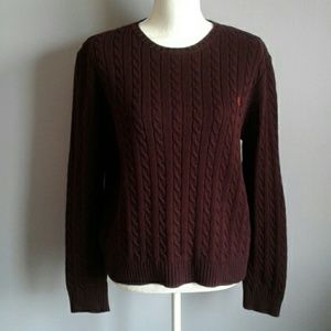 Ralph Lauren Sweaters - LRL Cable Knit Cotton Sweater L/XL Ralph Lauren Sweaters - LRL Cable Knit Cotton Sweater L/XL